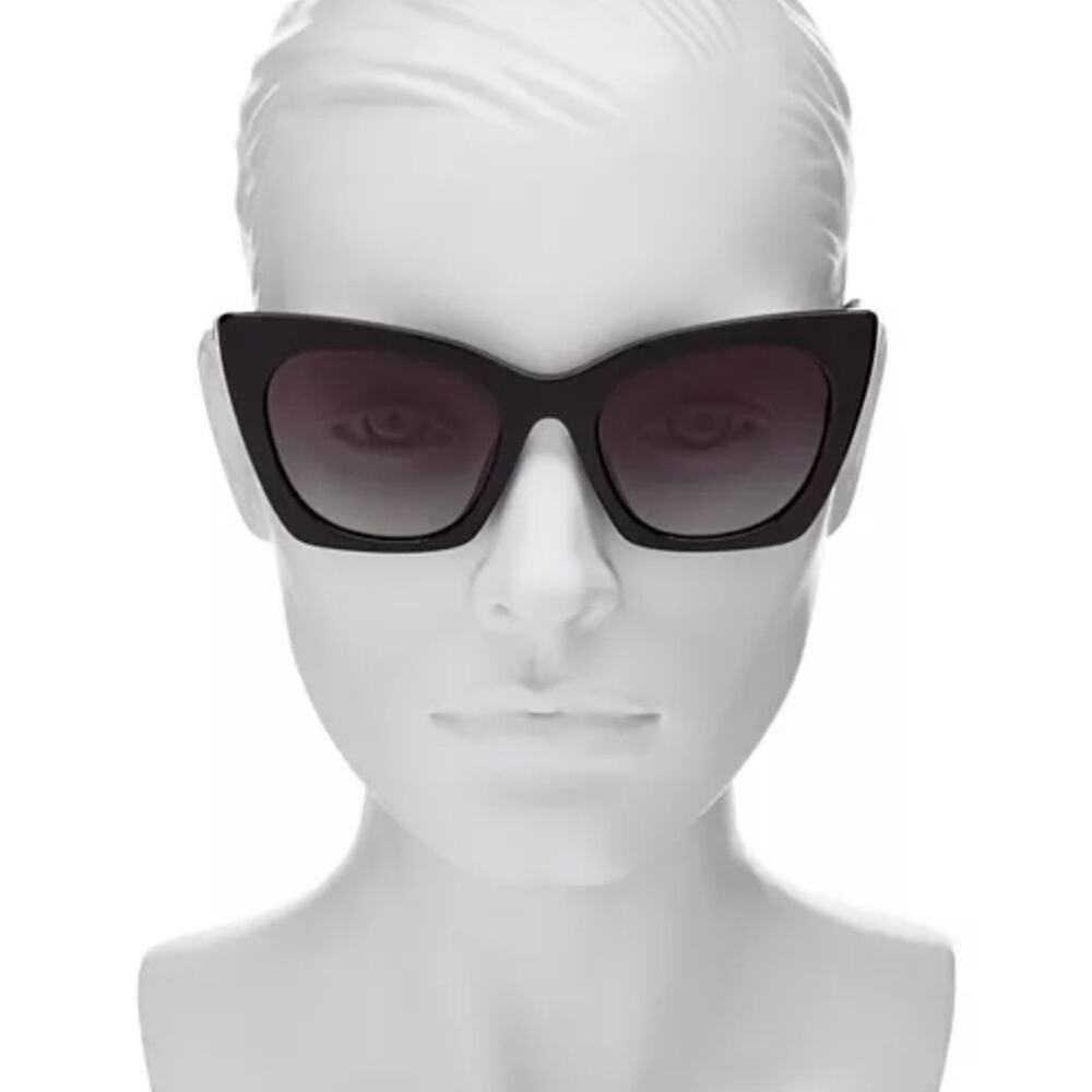 Burberry Designer Cat Eye Sunglasses 52mm - Made in Italy - Authentic - Picture 3 of 15